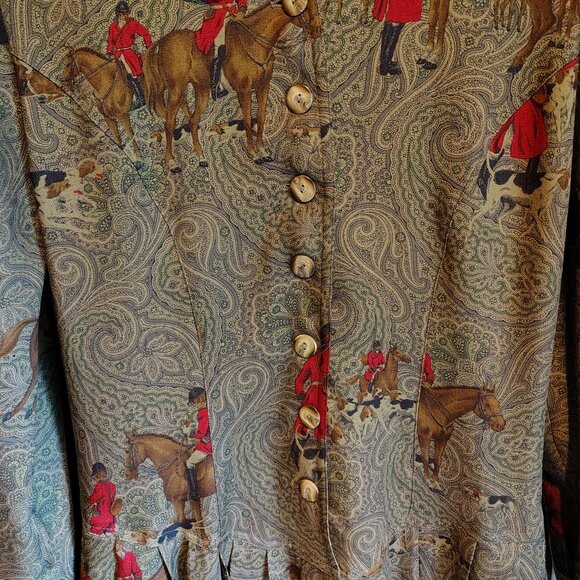 Dressage by Paul Costelloe Designer Vintage Dress Pre Owned - Picture 3 of 8